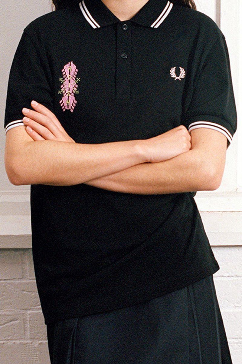 Black Fred Perry SM3180 Men's Polo Shirts | PH 1481JPQJ